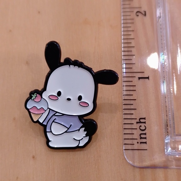 🆕 Sanrio Pochacco Enamel Pin Brooch Hello Kitty - Picture 8 of 8